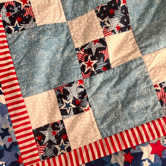 Handmade baby quilt - Picture 2 of 8